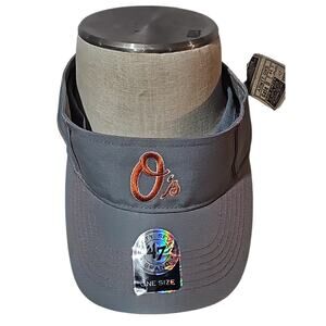 NWT Baltimore Orioles ’47 Brand Visor Gray Adjustable OSFA Hat